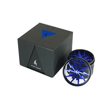 Torno azul e caixa