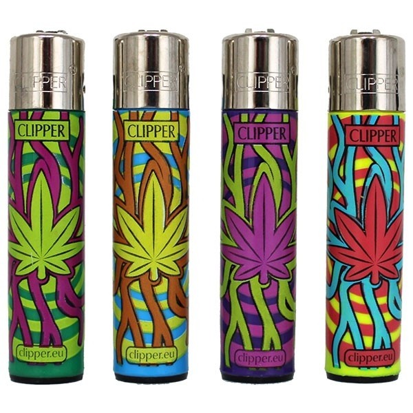 Clipper isqueiro - folhas de maconha