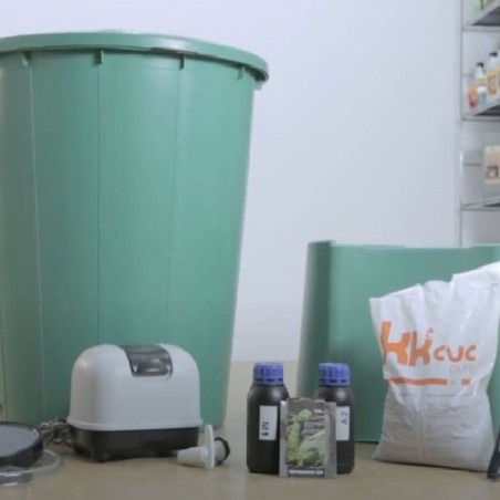 Componentes fazenda de bactérias