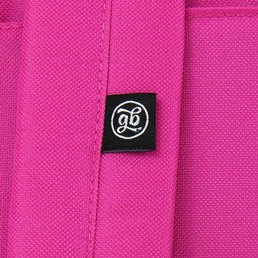 Mochila com chaveiro GB rosa