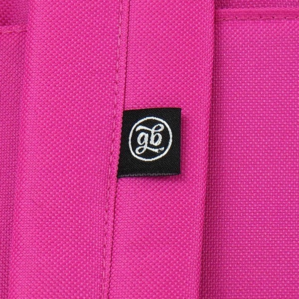 Mochila com chaveiro GB rosa