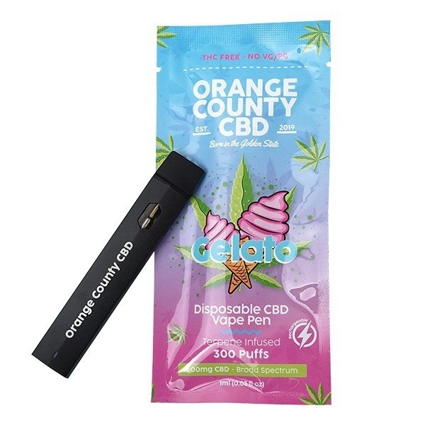 View Pod Descartável Orange County CBD Gelato