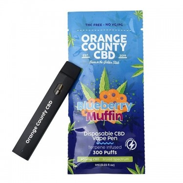 Pod Descartável Orange County CBD Blueberry Muffin