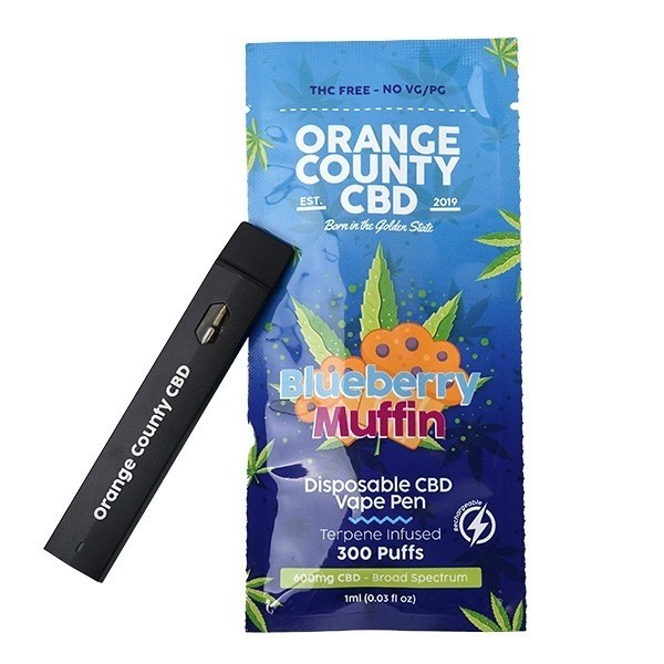 View Pod Descartável Orange County CBD Blueberry Muffin