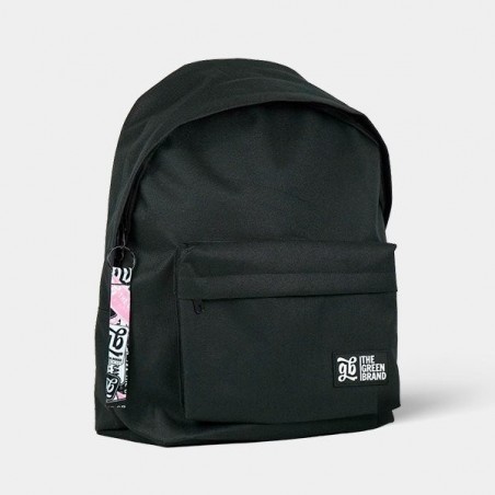 Mochila com chaveiro GB rosa