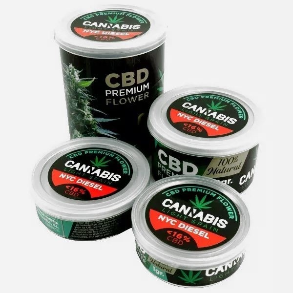 Flores de Cânhamo Cannabis Light Spain NYC Diesel