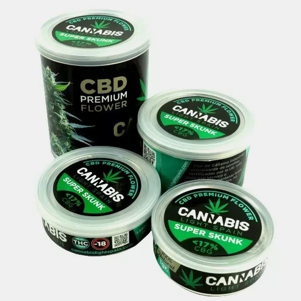 Flores de Cânhamo Cannabis Light Spain Super Skunk