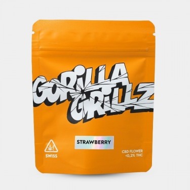 Flores de CBD Gorilla Grillz Outdoor Strawberry