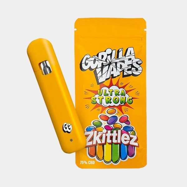 View Gorilla Vape CBD 75% Zkittlez - GB The Green Brand
