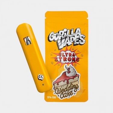 Gorilla Vape CBD 75% Gorilla Grillz 'Wedding Cake'