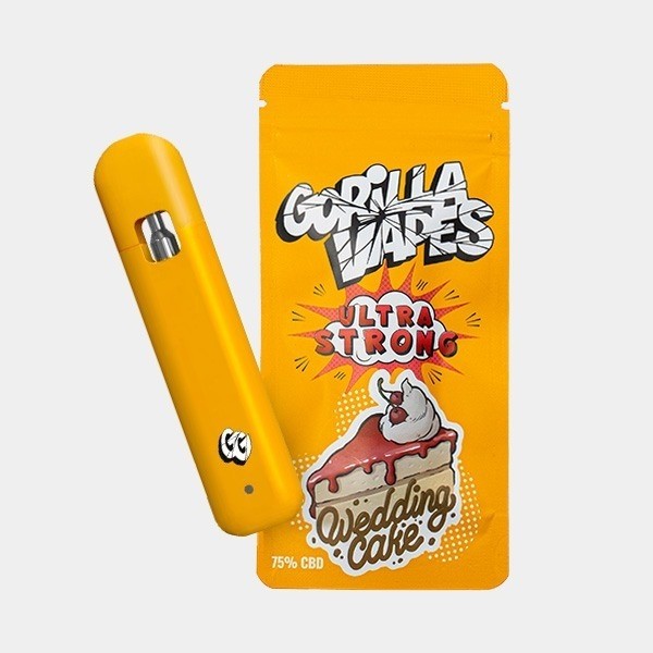 View Gorilla Vape CBD 75% Gorilla Grillz 'Wedding Cake'