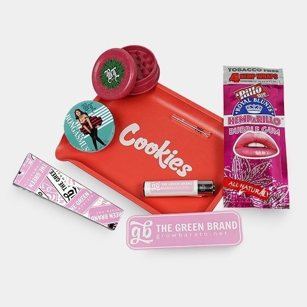 View Kit rosa com produtos exclusivos - GB A marca verde