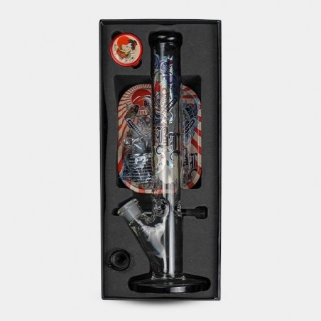 Bong com Maleta Ronin e Geisha Black Leaf - GB A marca verde