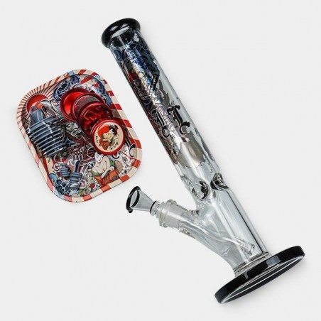 Bong com Maleta Ronin e Geisha Black Leaf - GB A marca verde