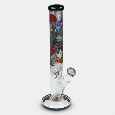 Bong com Maleta Ronin e Geisha Black Leaf - GB A marca verde