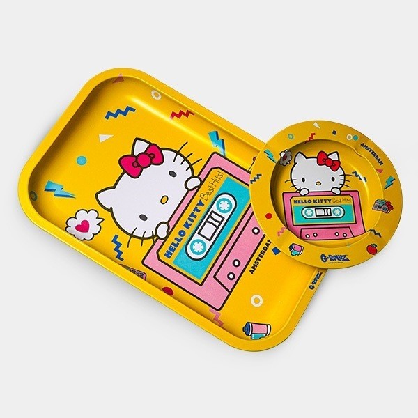 View Kit Hello Kitty Greatest Hits Bandeja para Enrolar Média + Cinzeiro