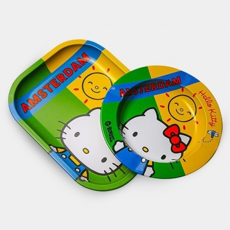 Kit Hello Kitty Classic Amsterdam Bandeja para Enrolar Pequena + Cinzeiro