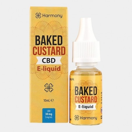 Assado Custard CBD Harmony Vaporizadores E-Liquid - GB A marca verde