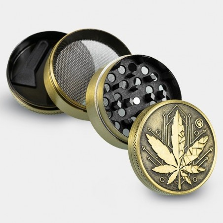 Grinder de Metal Fire-Flow Folha 4 Partes - GB The Green Brand