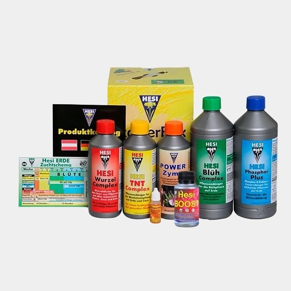 View Starter Box Soil é o pacote de fertilizantes da Hesi - GB The Green Brand