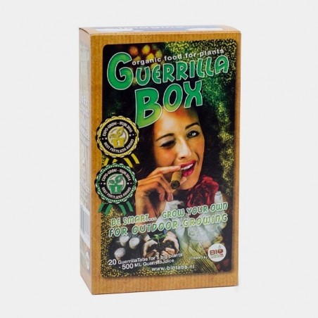 Guerrillabox Bio Tabs guerrilheiro cultivo - GB The Green Brand