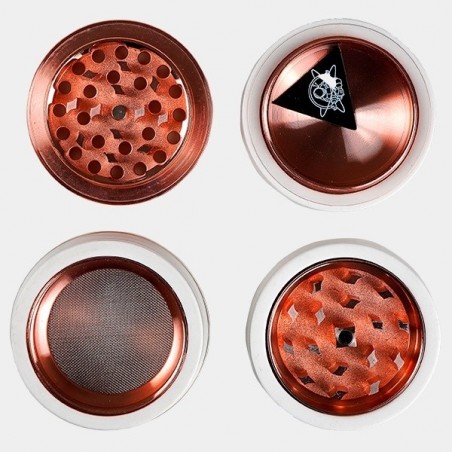 Grinder Champ alta porcelana branca 63 mm - GB The Green Brand