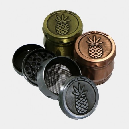 Grinder de aço vintage e 4 partes - GB The Green Brand