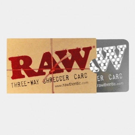 RAW Grinder Card - para desfazer as tuas flores - GB The Green Brand