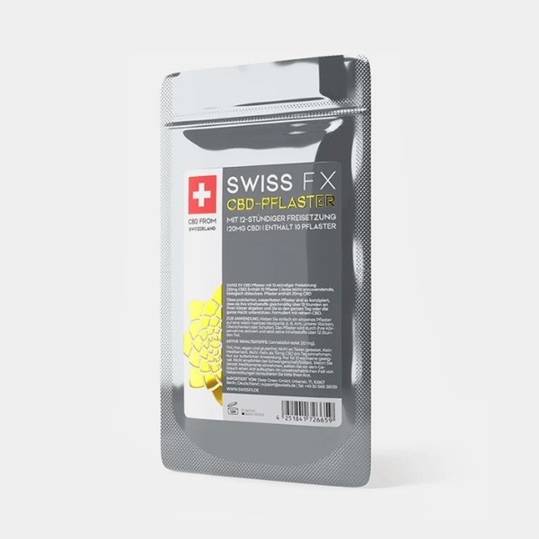 Patches CBD 20mg Swiss FX