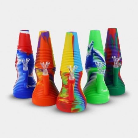 Tie portátil.. Dye Silicone Bong - GB a marca verde