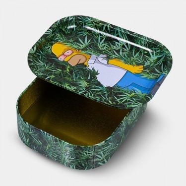 Caixa de Metal com Bandeja para Enrolar 'Bush Meme'