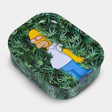 Caixa de Metal com Bandeja para Enrolar 'Bush Meme'