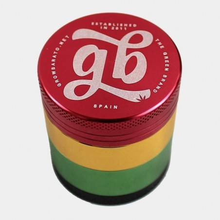 Grinder de alumínio GB 4 peças 40mm rasta