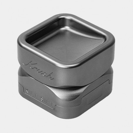 Moedor de alumínio Krush Kube 3.0 cinza fechado
