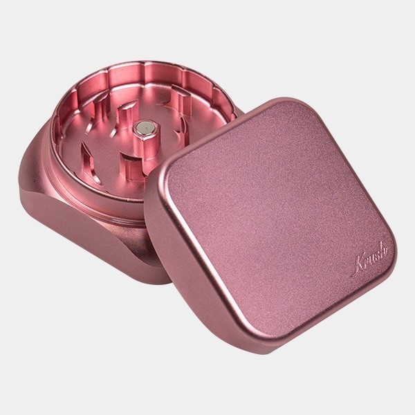 Moedor de alumínio Krush Kube 2.0 rosa