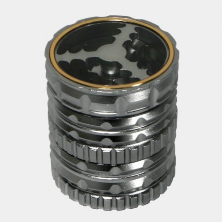 Grinder Double Alumínio Giza 62mm 5 partes