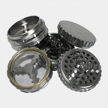 Grinder Double Alumínio Giza 62mm 5 partes