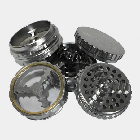 Grinder Double Alumínio Giza 62mm 5 partes