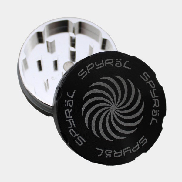 Grinder Spyral de 55mm 2 peças de alumínio - GB The Green Brand