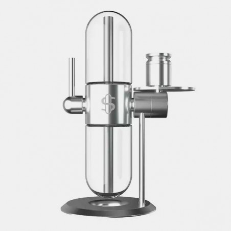 Gravity Bong Prata Studenglass