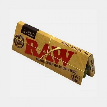 Papel cru para fumar 1.1/4 1u. ou 24 caixa - GB The Green Brand