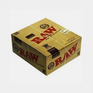 Rei do Raw Caixa de tamanho 50 librillos papel - GB The Green Brand