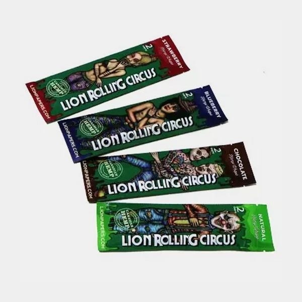 Blunt Wrap de Cânhamo Lion Rolling Circus