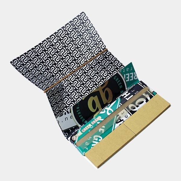Papel + Filtros + Faixa GB Adesivos Verde - GB The Green Brand
