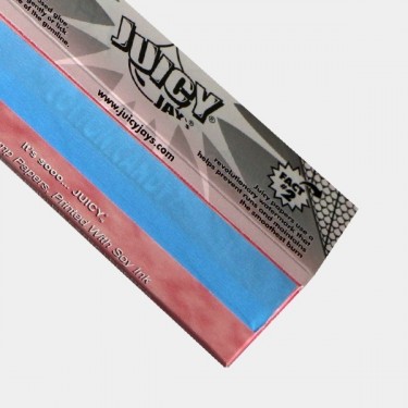 Juicy Jay's Papel de Fumar com Sabor a Algodão Doce aberto