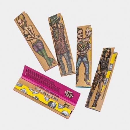 Mortalhas de Papel Natural King Size Lion Rolling Circus