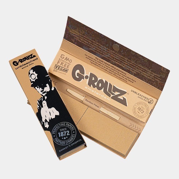 Mortalhas King Size + Filtro Unbleached G-Rollz