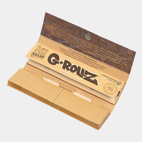 Mortalhas King Size + Filtro Unbleached G-Rollz