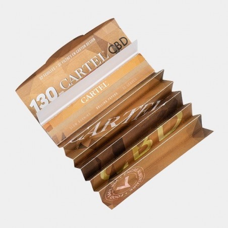 Mortalhas + Filtros CBD Unbleached Bamboo Cartel - GB GB The Green Brand