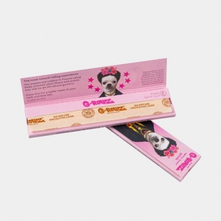 Mortalhas G-Rollz Pink King Size Rolling - GB The Green Brand